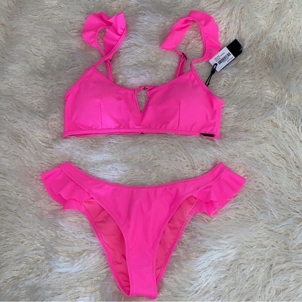 Hot Pink Kendall & Kylie Bikini Set NWT